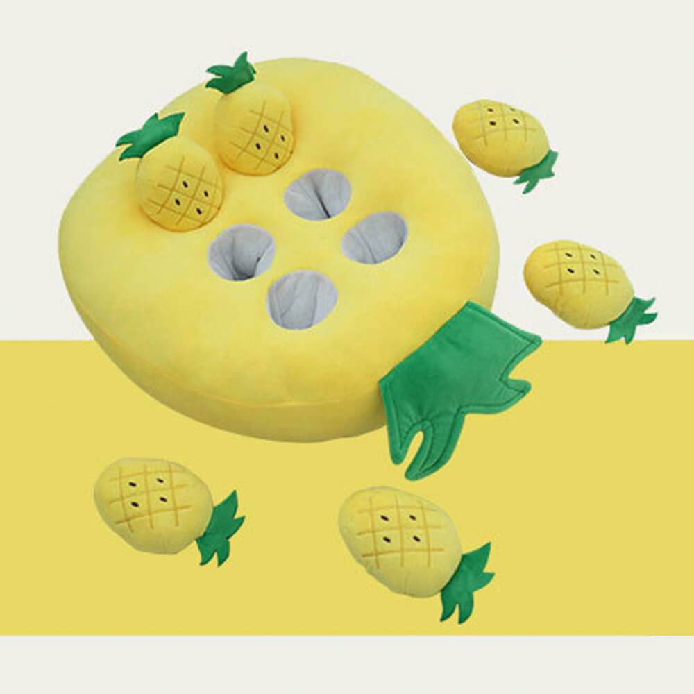 Giocattolo interattivo arricchente per cani, carote scricchiolanti, giocattolo da annusare