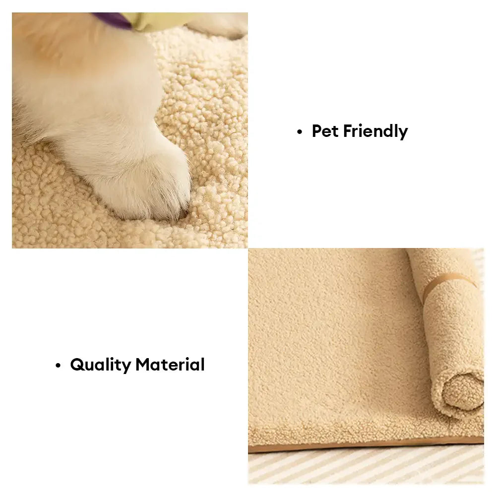 Cuscino per cani Teddy Fluffy Deep Sleep Grande Spazio - Ambra Miele