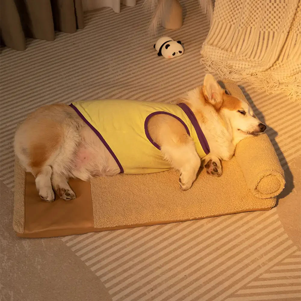 Cuscino per cani Teddy Fluffy Deep Sleep Grande Spazio - Ambra Miele