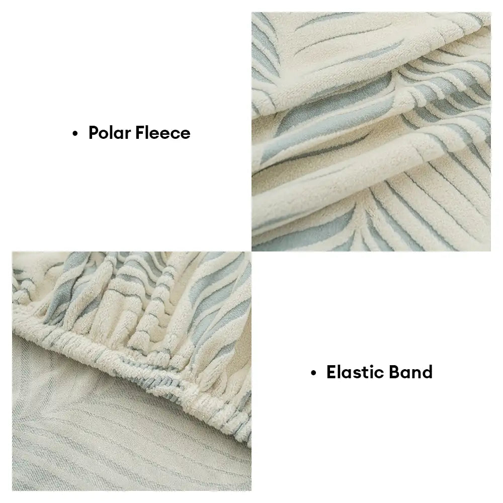 Copertura per divano in pile spesso, jacquard, anti-graffi e stretch