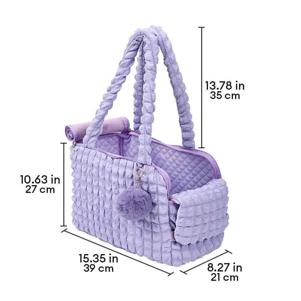 Borsa per trasportare animali domestici trendy, comoda, leggera, traspirante e rimovibile.