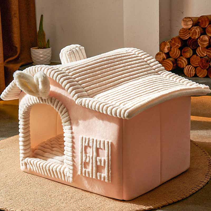 Letto per gatti semi-chiuso di design per la casa