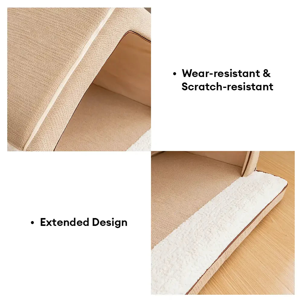 Casa per cani resistente ai graffi in spugna completa riscaldante - SnuggleHome