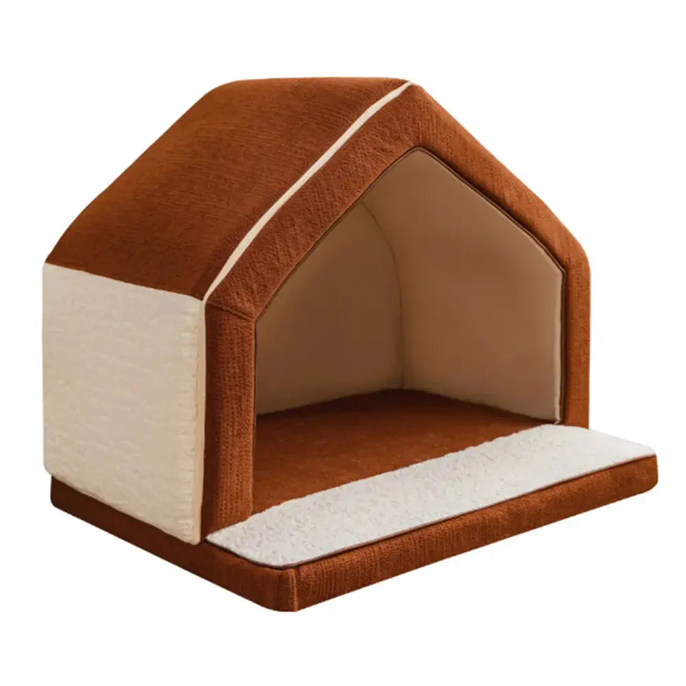 Casa per cani resistente ai graffi in spugna completa riscaldante - SnuggleHome