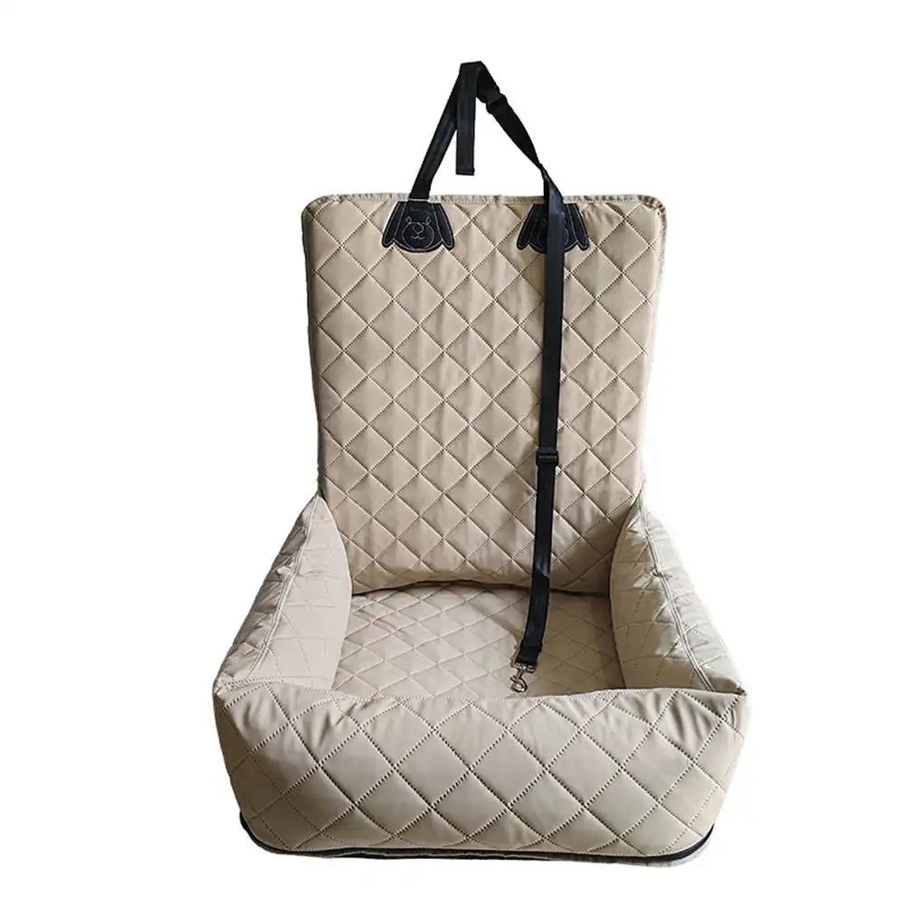 Sedile da viaggio per cani in PU leather resistente ai graffi e impermeabile per auto