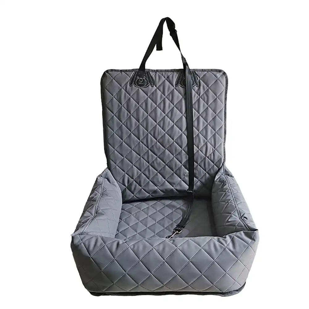Sedile da viaggio per cani in PU leather resistente ai graffi e impermeabile per auto