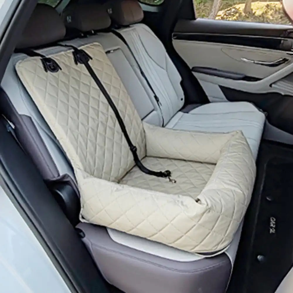 Sedile da viaggio per cani in PU leather resistente ai graffi e impermeabile per auto