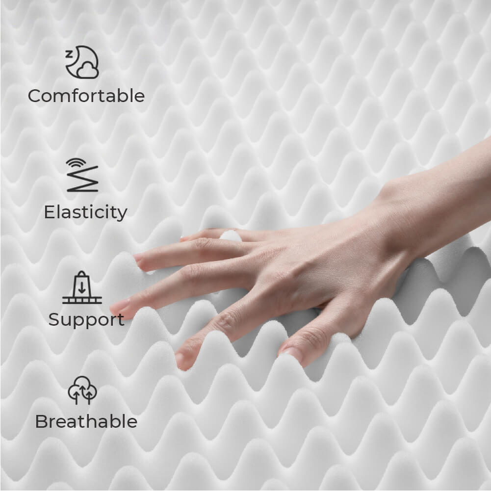 Letto per cani grande impermeabile ortopedico con memory foam rimovibile