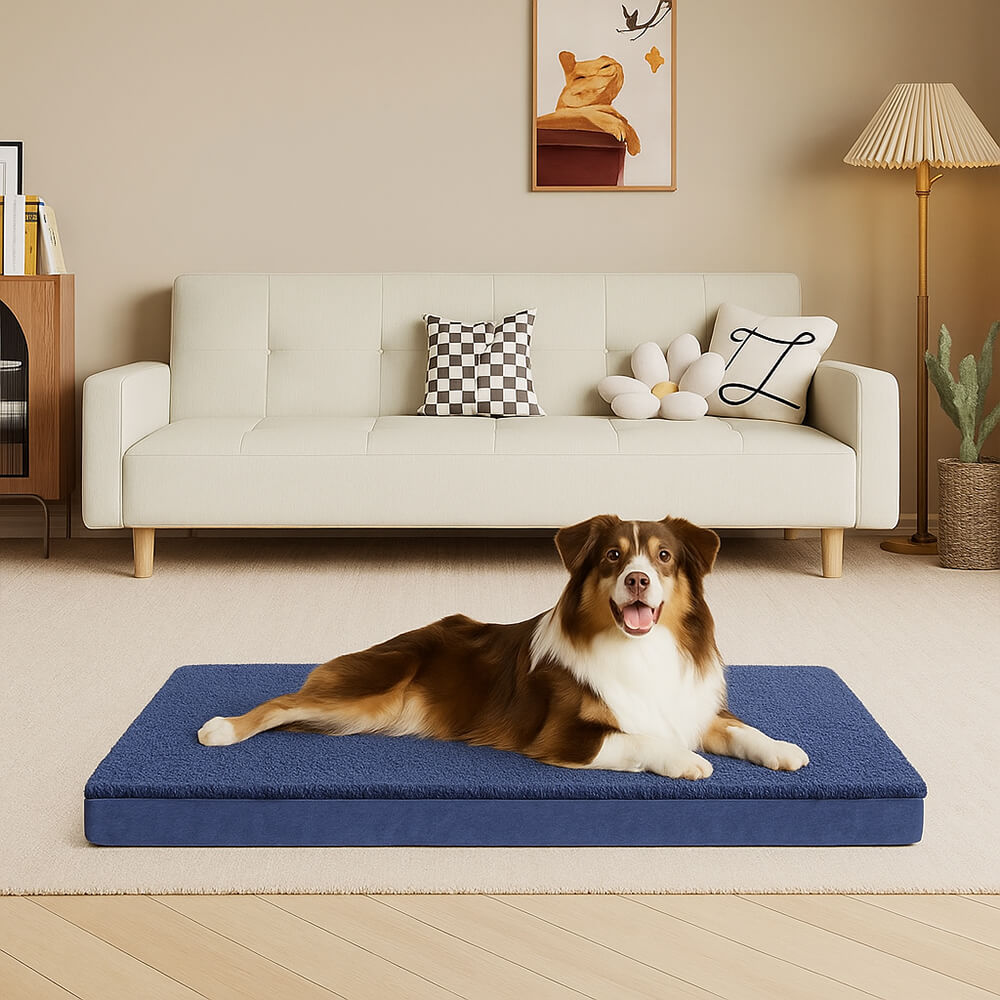 Letto per cani grande impermeabile ortopedico con memory foam rimovibile