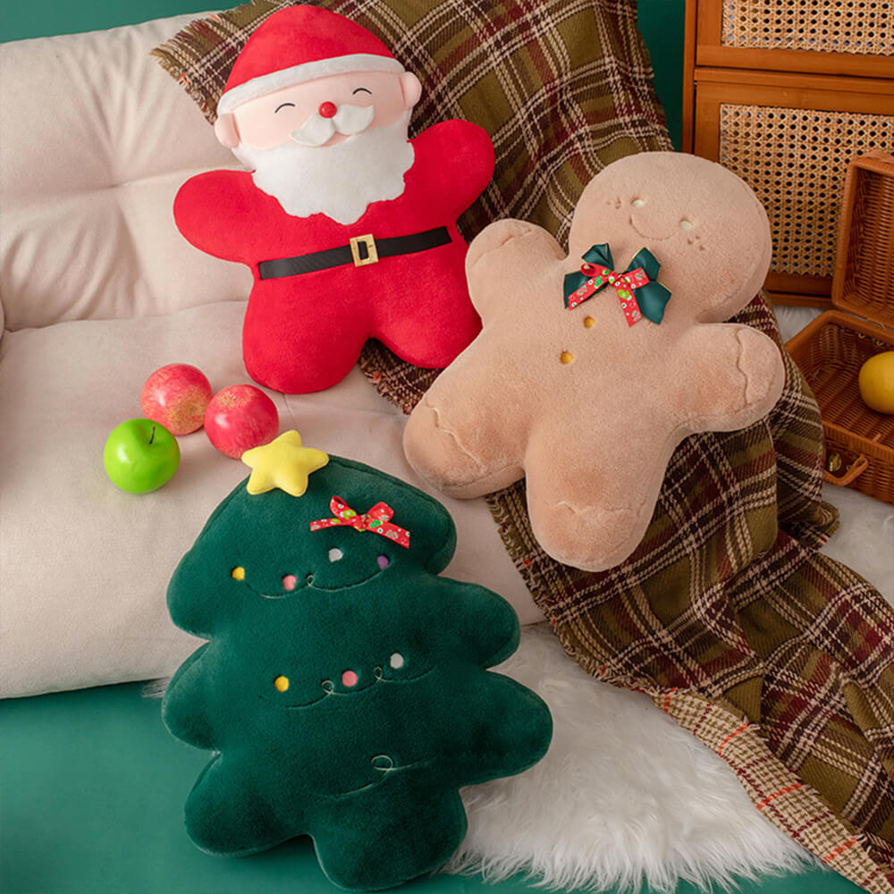Cuscino Decorativo In Peluche Multifunzionale di Natale