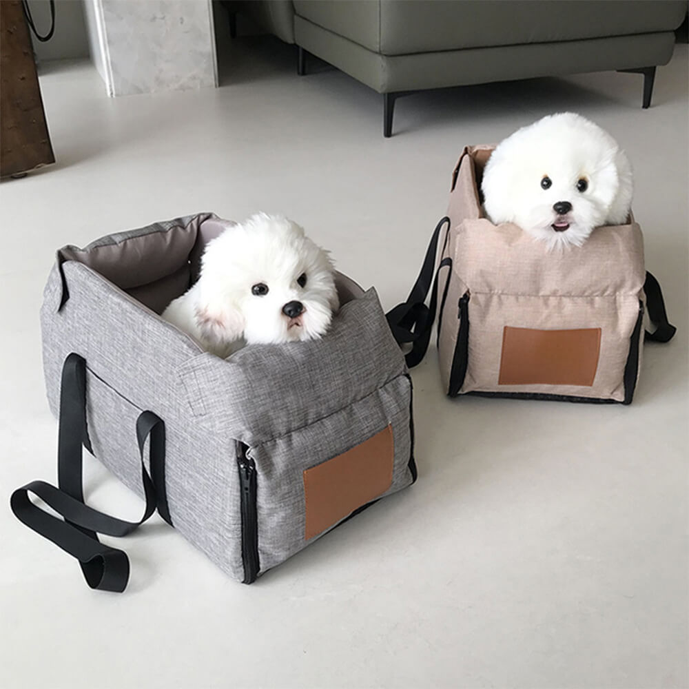 Letto per auto per gatti e cani con colore a contrasto, antiscivolo e rimovibile