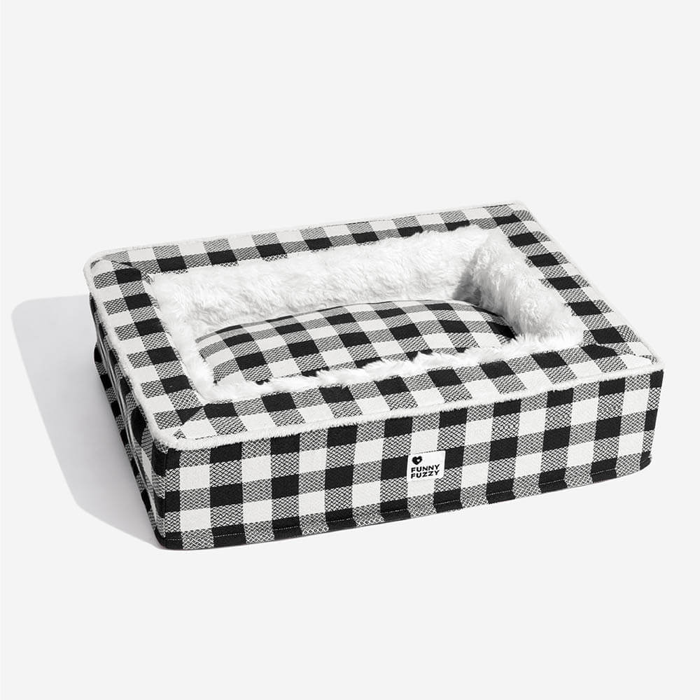 Letto Calmo Antianxiety Per Cani In Tartan Classico Festivo