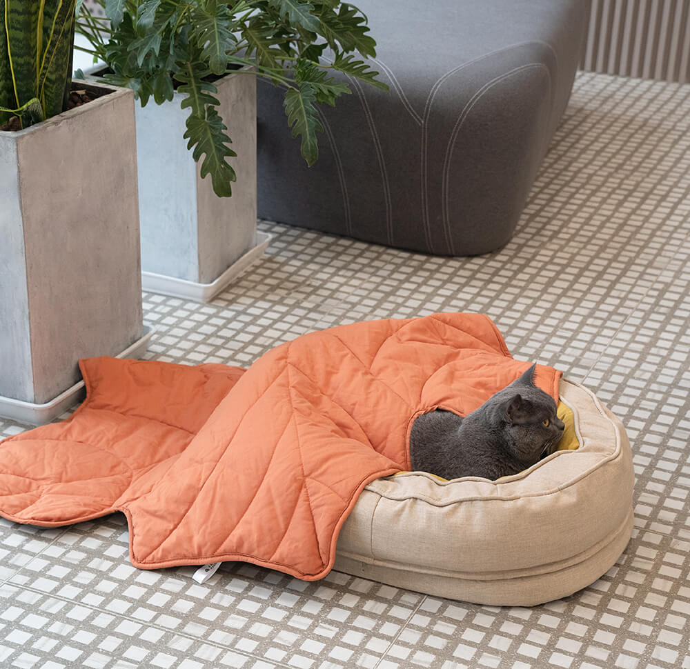 Letto ortopedico per cani a ciambella fluffy
