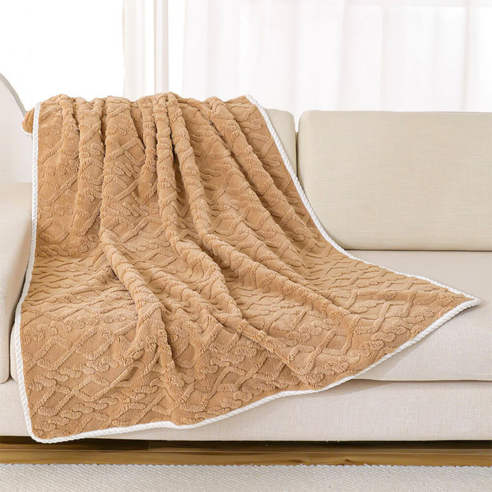 Coperta per cani in pile polare caldo e morbido, impermeabile e di lusso.