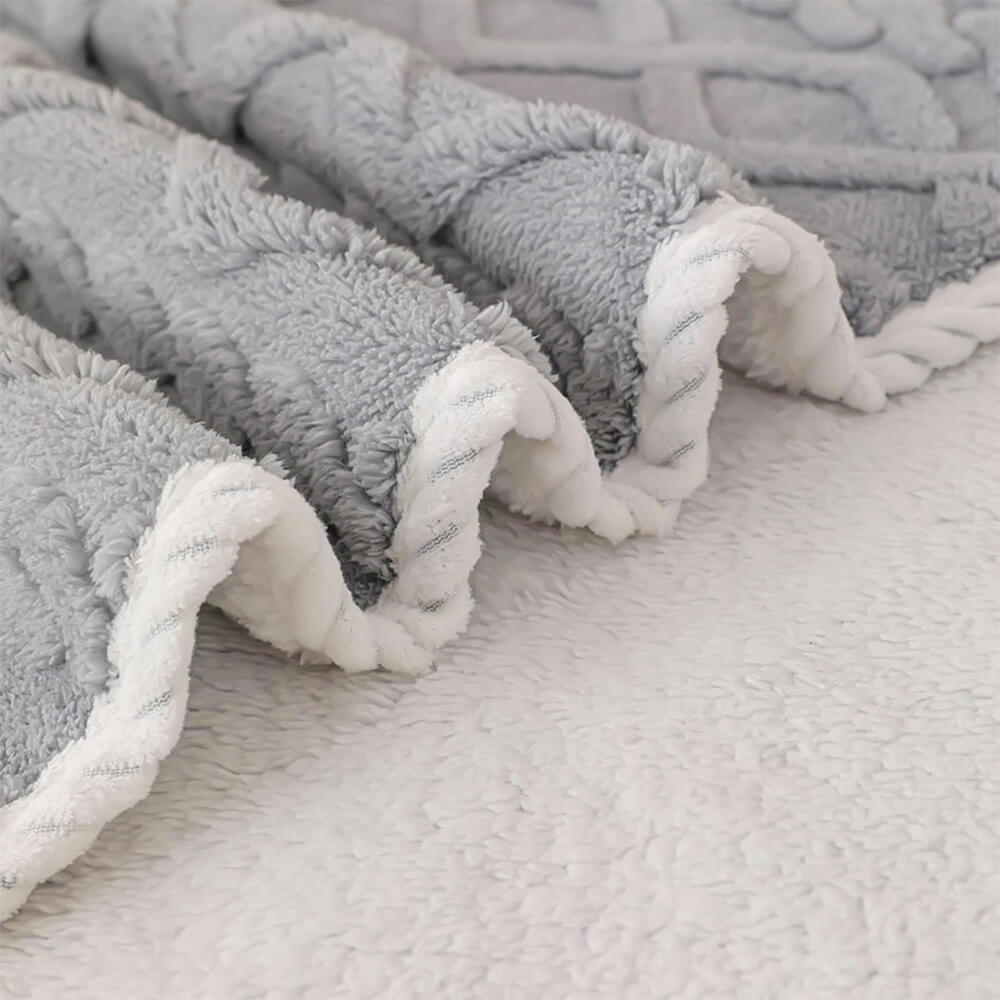 Coperta per cani in pile polare caldo e morbido, impermeabile e di lusso.