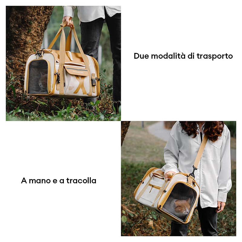 Trasportino di Design per Animali – Portatile e Pieghevole