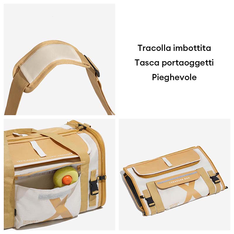 Trasportino di Design per Animali – Portatile e Pieghevole