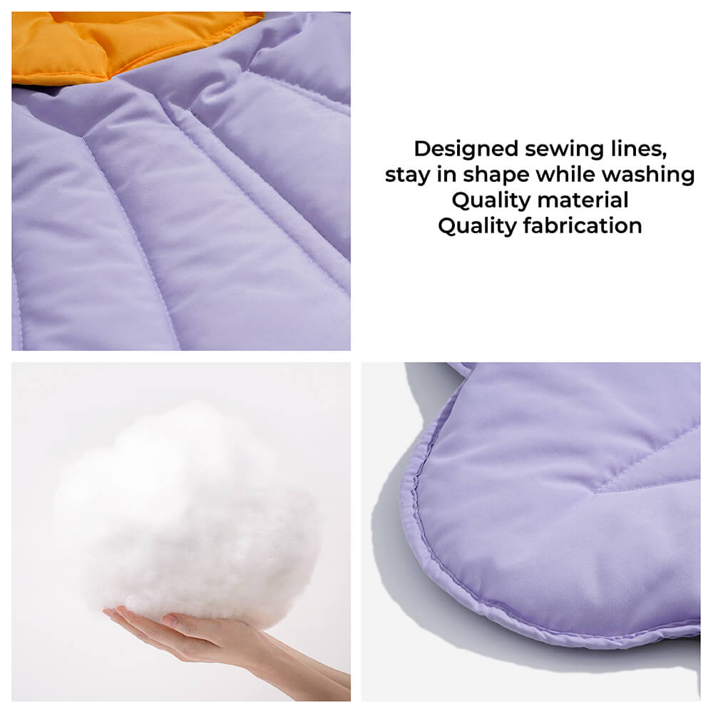 Super grande tappeto per cani a forma di fiore umano