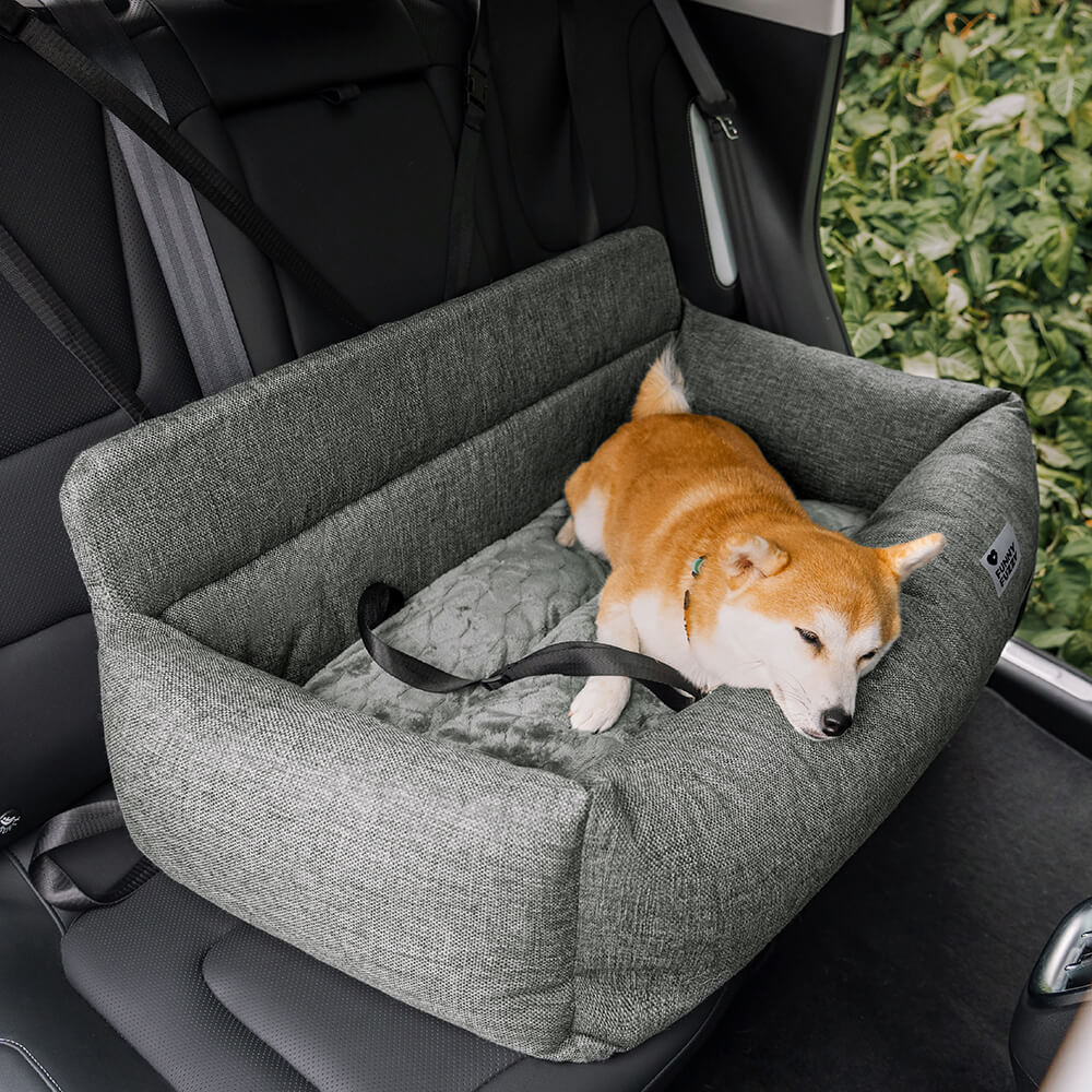 Cuscino da viaggio completo e durevole, lavabile, per auto, letto per cani da sedile posteriore