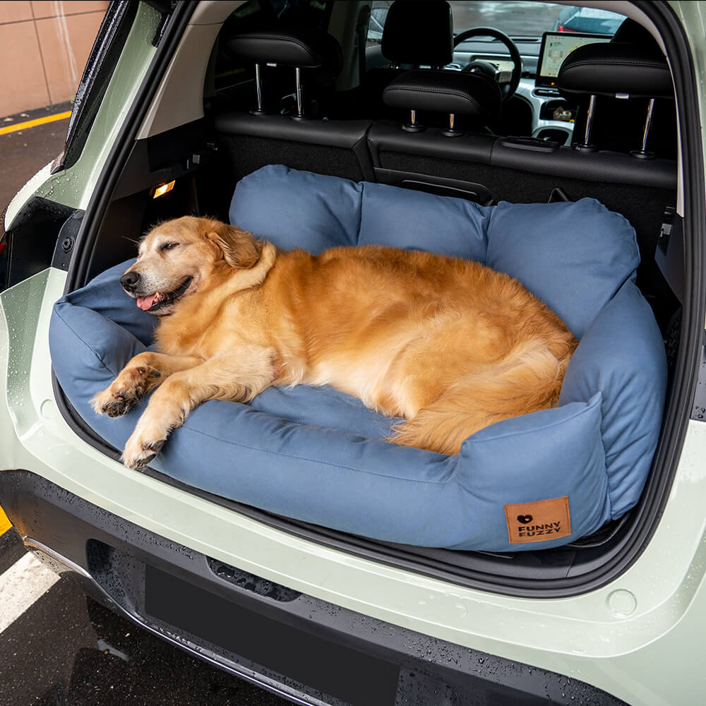 Cuscini di sicurezza per viaggi in auto per cani di taglia media e grande per il sedile posteriore.