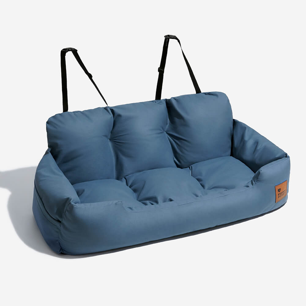 Letto per auto per cani di taglia media e grande con supporto di sicurezza per i viaggi.