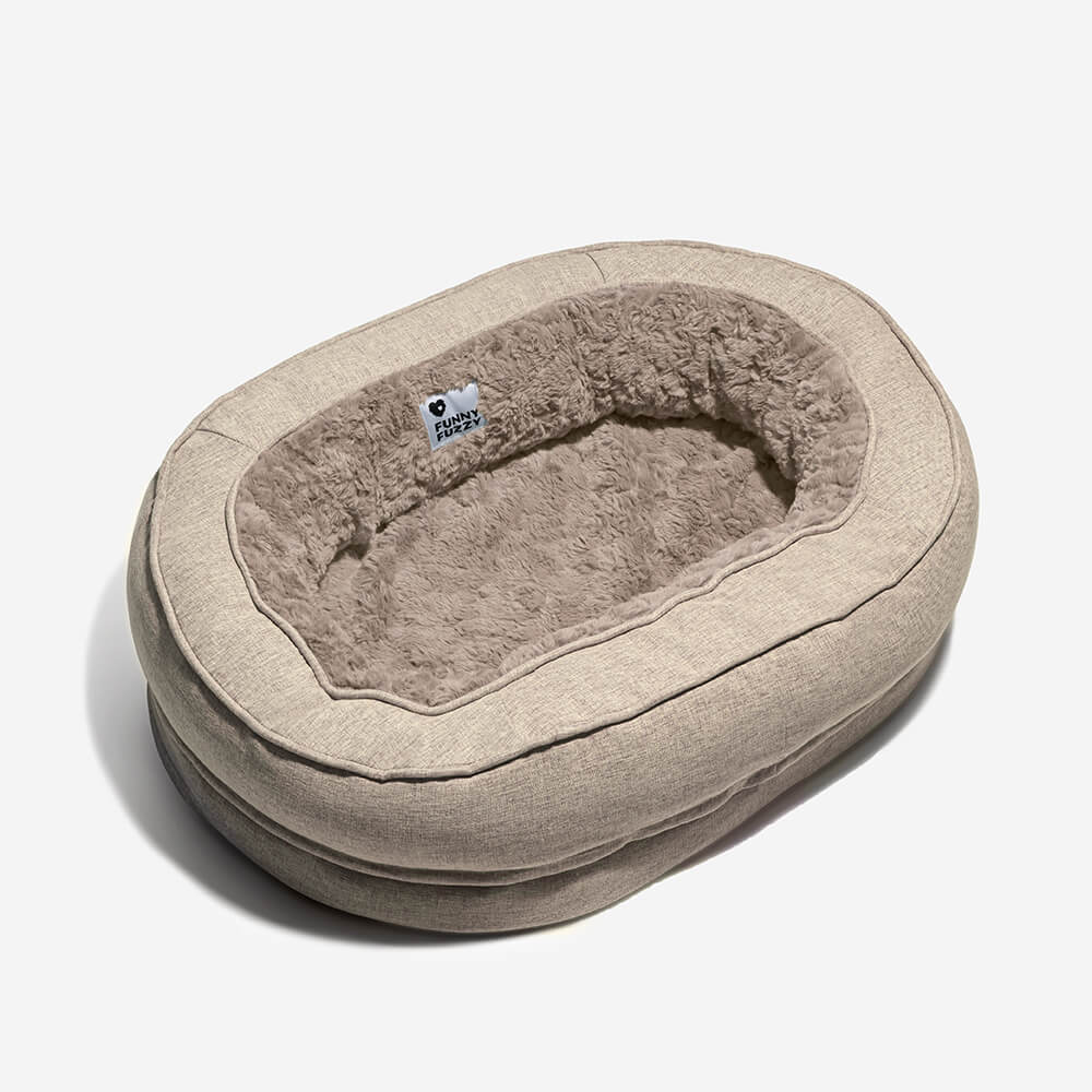 Letto ortopedico per cani a ciambella fluffy