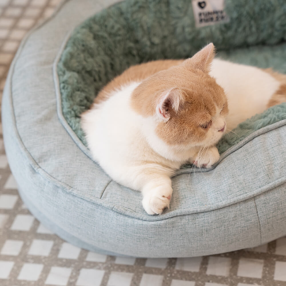Letto ortopedico per cani a ciambella fluffy