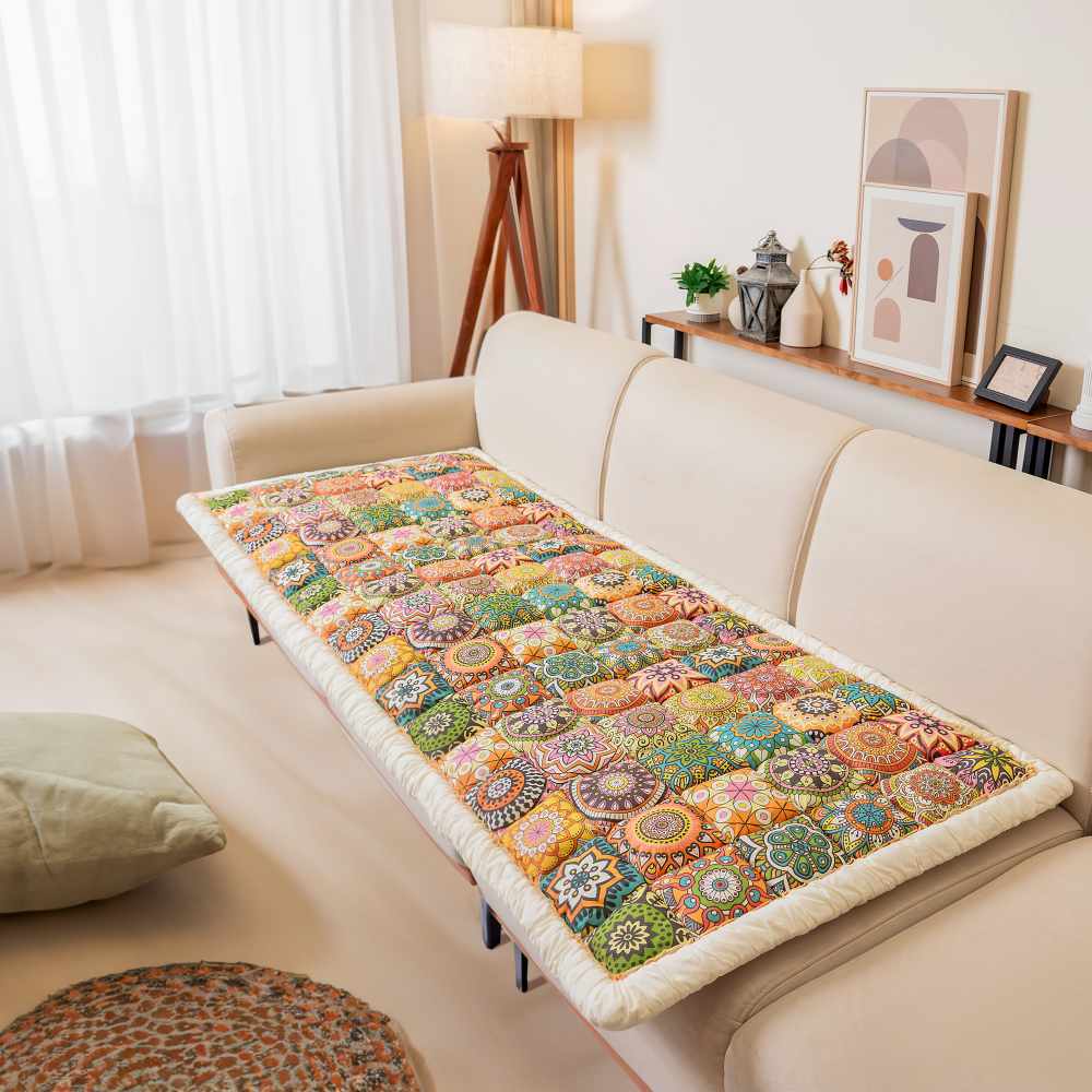 Coperta per animali in plaid patchwork, protettore per mobili, copertura per divano