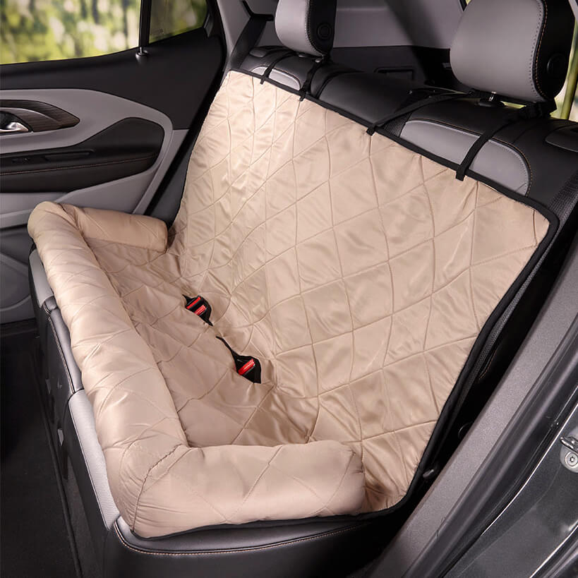 Letto per auto per cani di taglia media e grande con supporto di sicurezza per i viaggi.