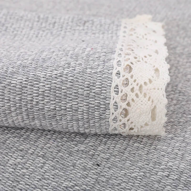 Copertura per divano in cotone e lino intrecciata a mano, antiscivolo, per tutte le stagioni