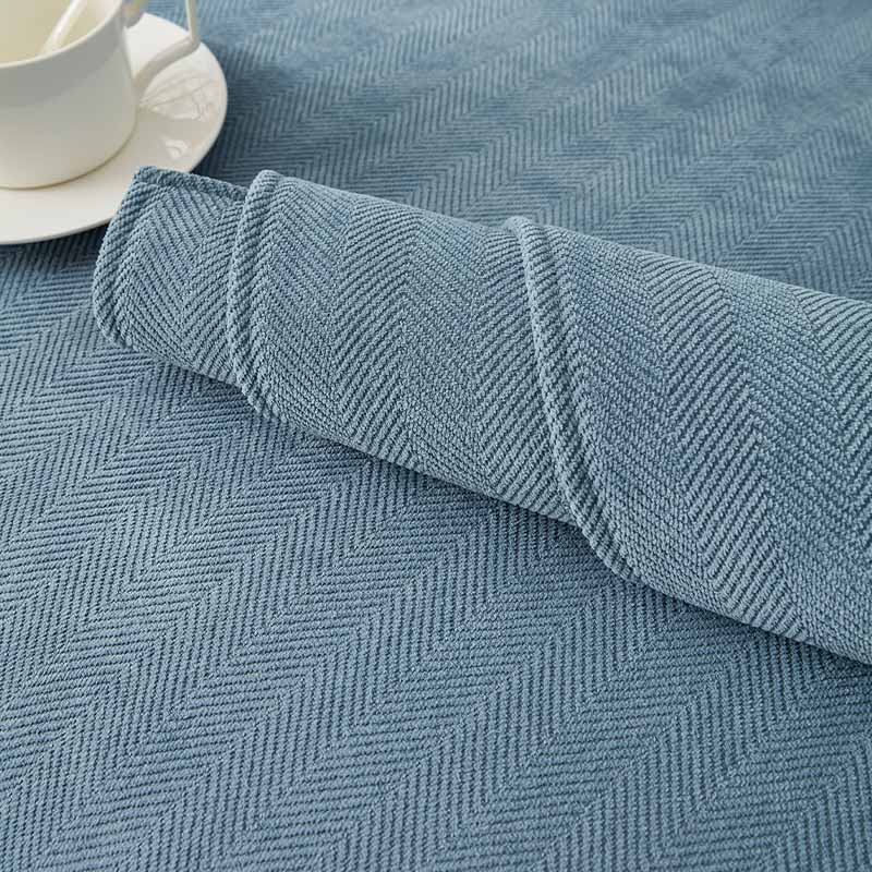Copertura per divano in tessuto chenille a spina di pesce impermeabile e antimacchia