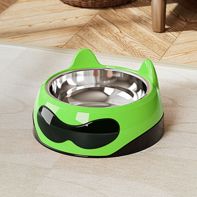 Ciotola per animali domestici di grande capacità e facile da pulire in acciaio inox.