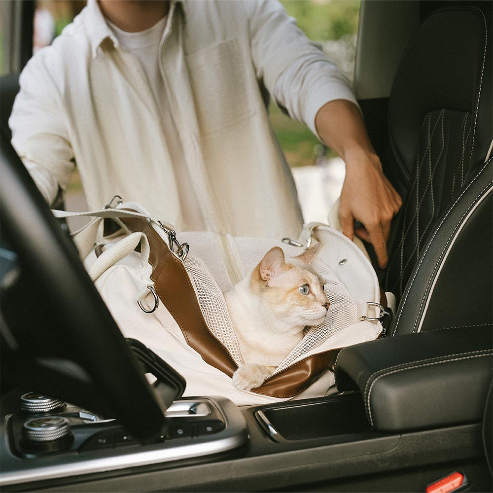 Ampio Seggiolino Auto per Cani Convertibile e Impermeabile - Urban Rover