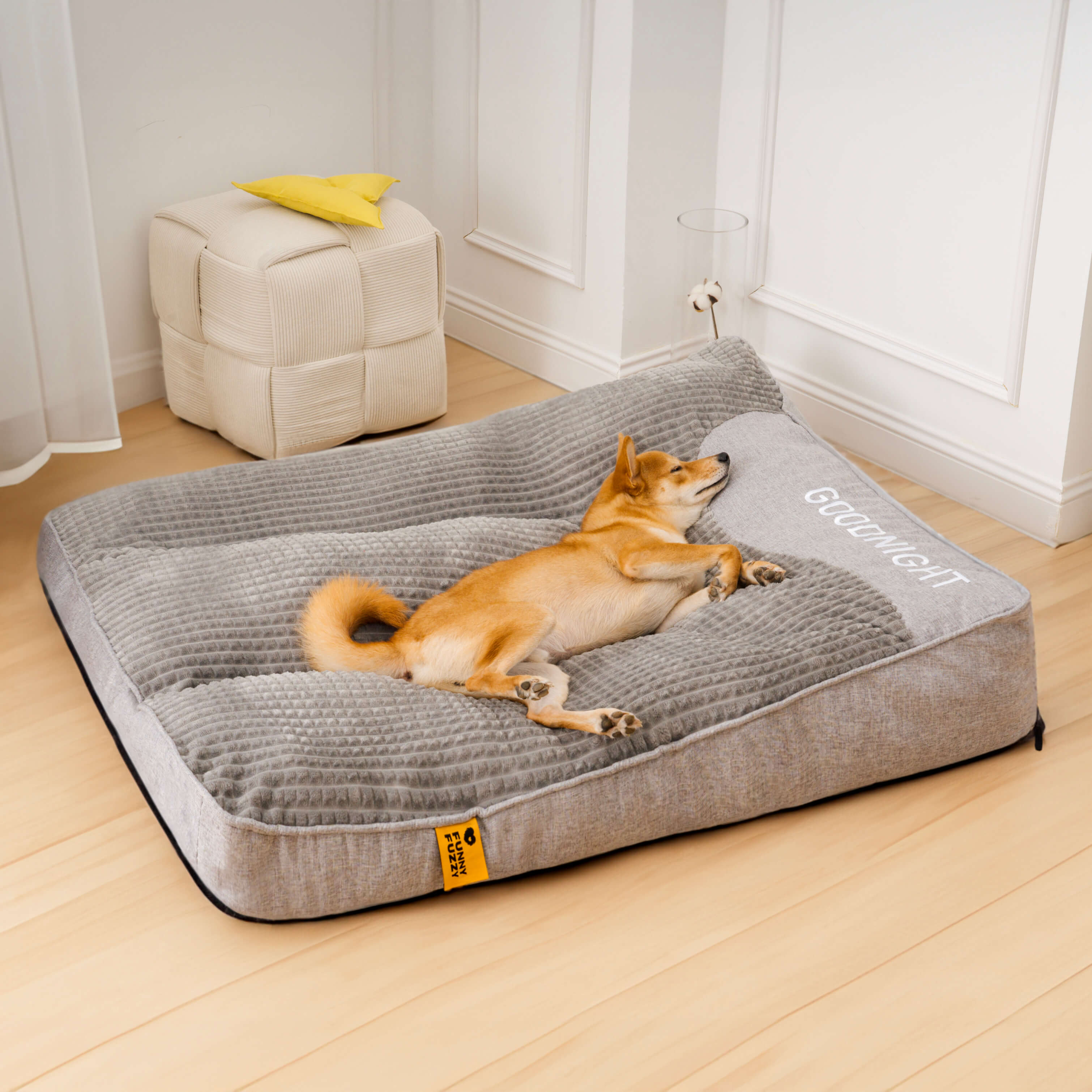 Coperta per letto - Grande cuscino resistente ai graffi con protezione per la colonna vertebrale per cani