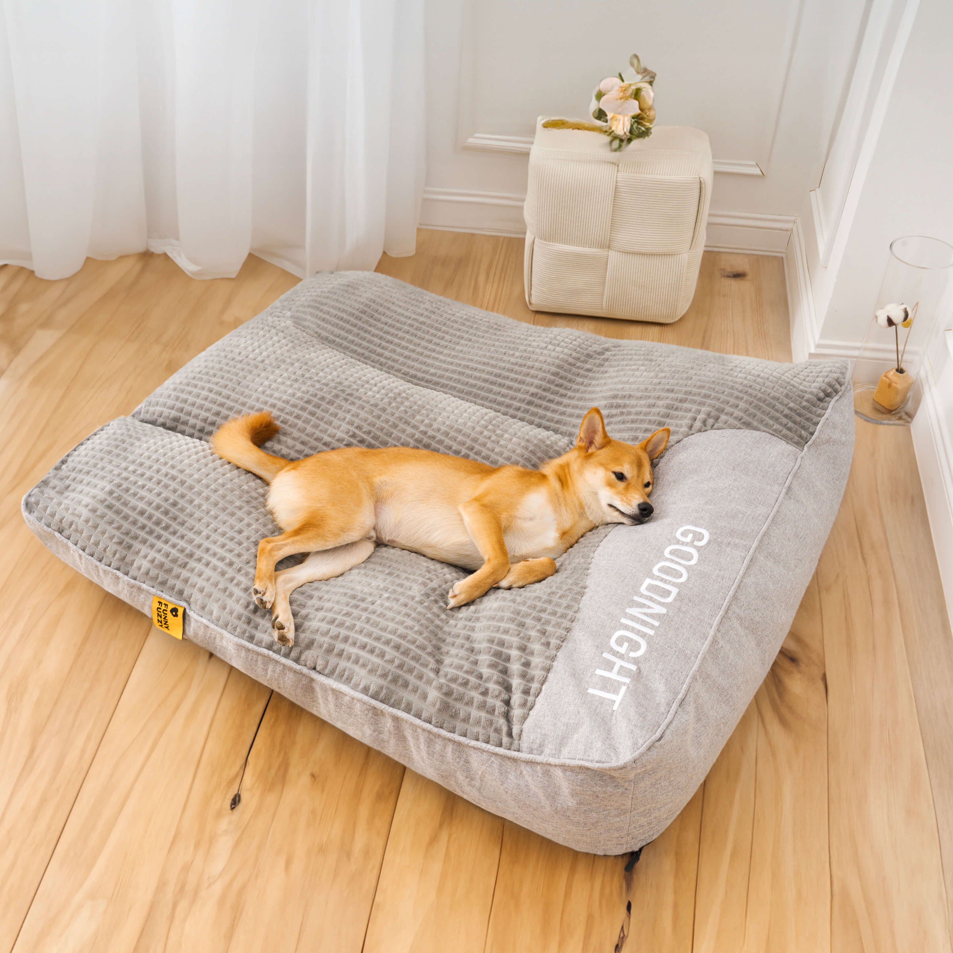 Coperta per letto - Grande cuscino resistente ai graffi con protezione per la colonna vertebrale per cani