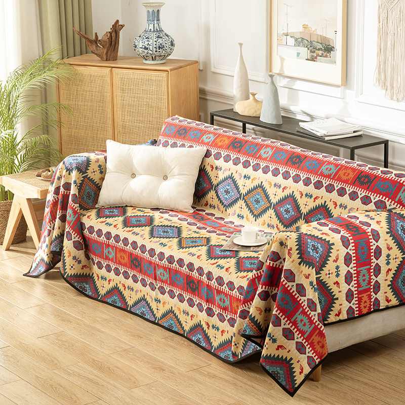 Coperta Multifunzionale Jacquard Marocchina per Divano