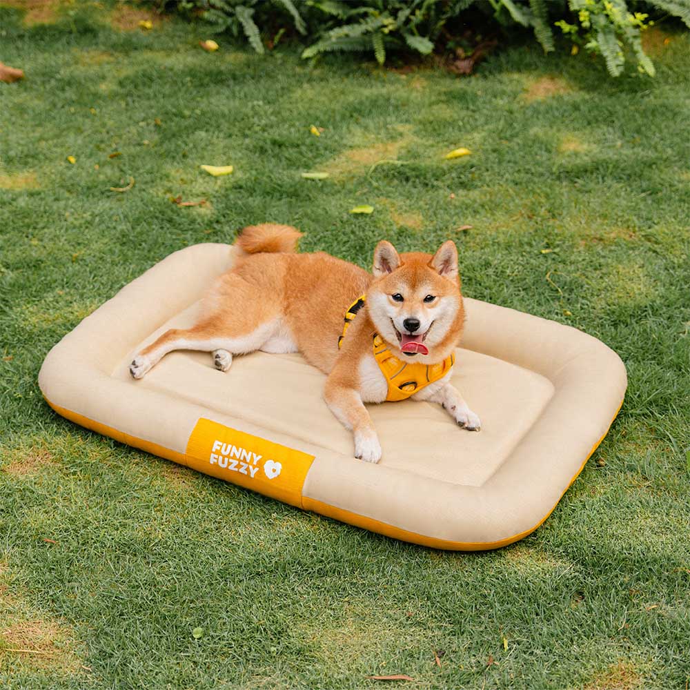 Tappetino ortopedico per cani resistente all'acqua e ai graffi, con colori a blocchi - Trek Lounge