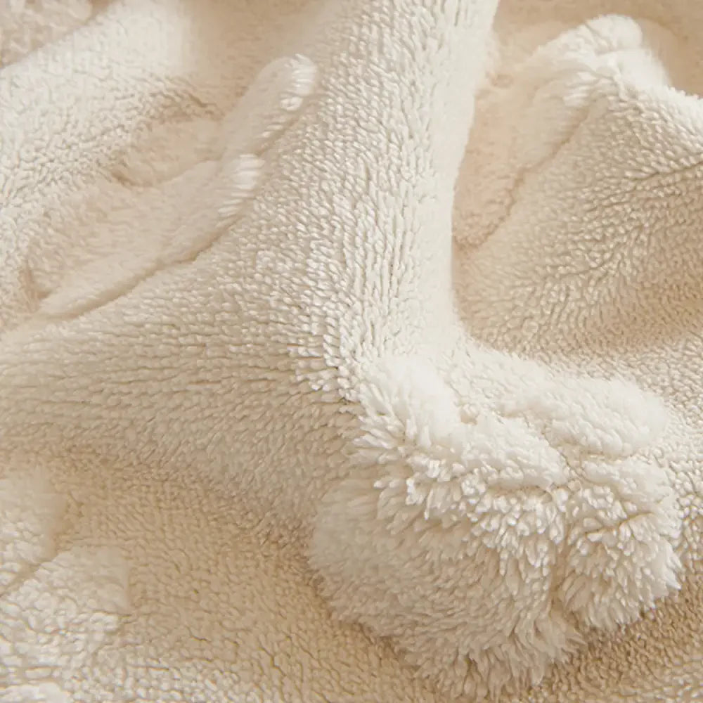 Copertura per divano non-slip in morbido peluche spesso con stampa di impronta di zampa carina.