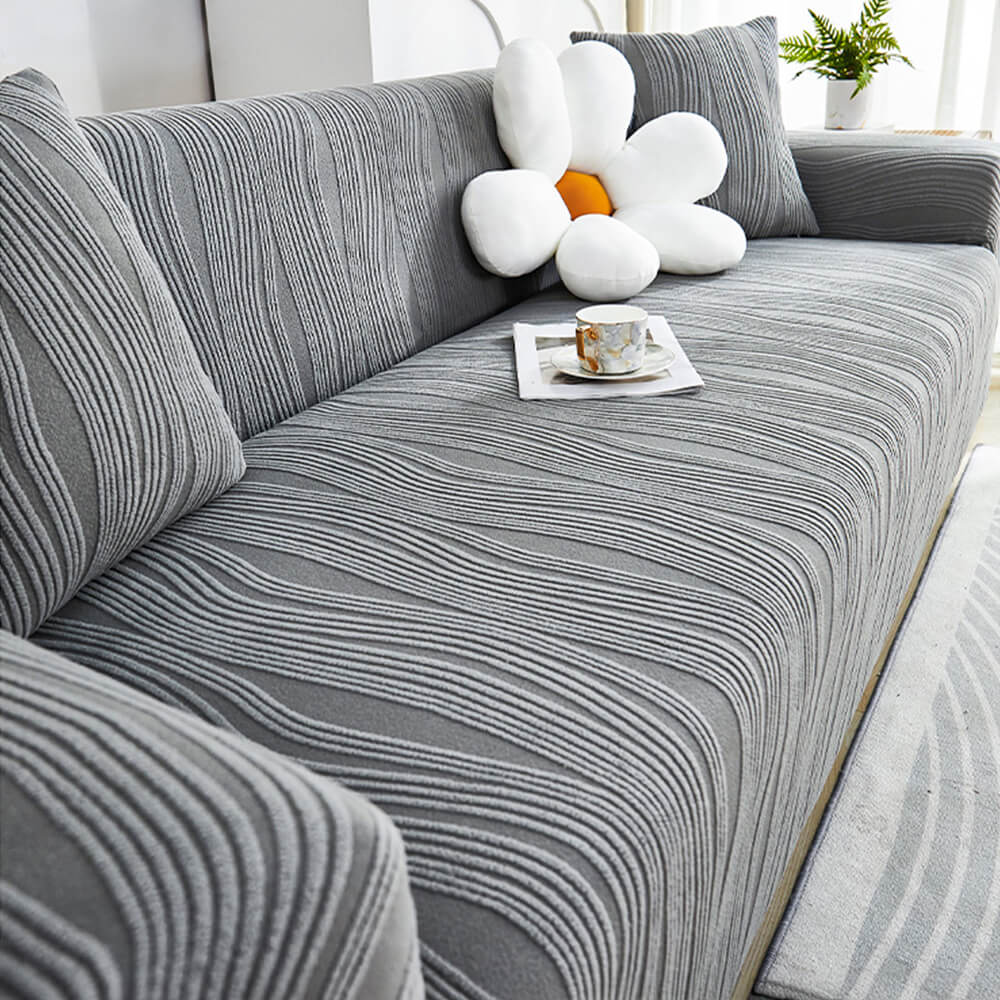 Copertura per divano anti-graffi in jacquard stretch a copertura totale
