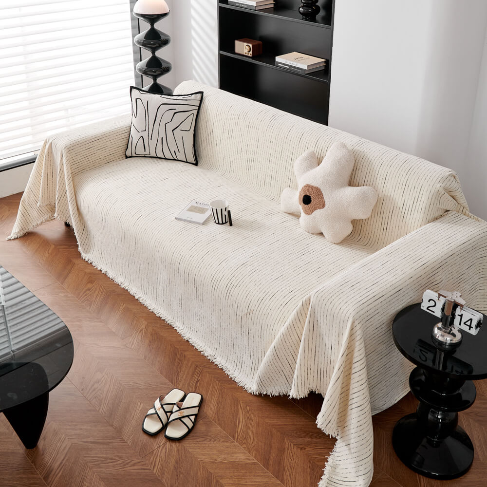 Copertura per divano Soft Line Chenille per tutte le stagioni, resistente e protettiva