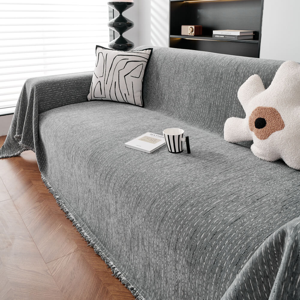 Copertura per divano Soft Line Chenille per tutte le stagioni, resistente e protettiva