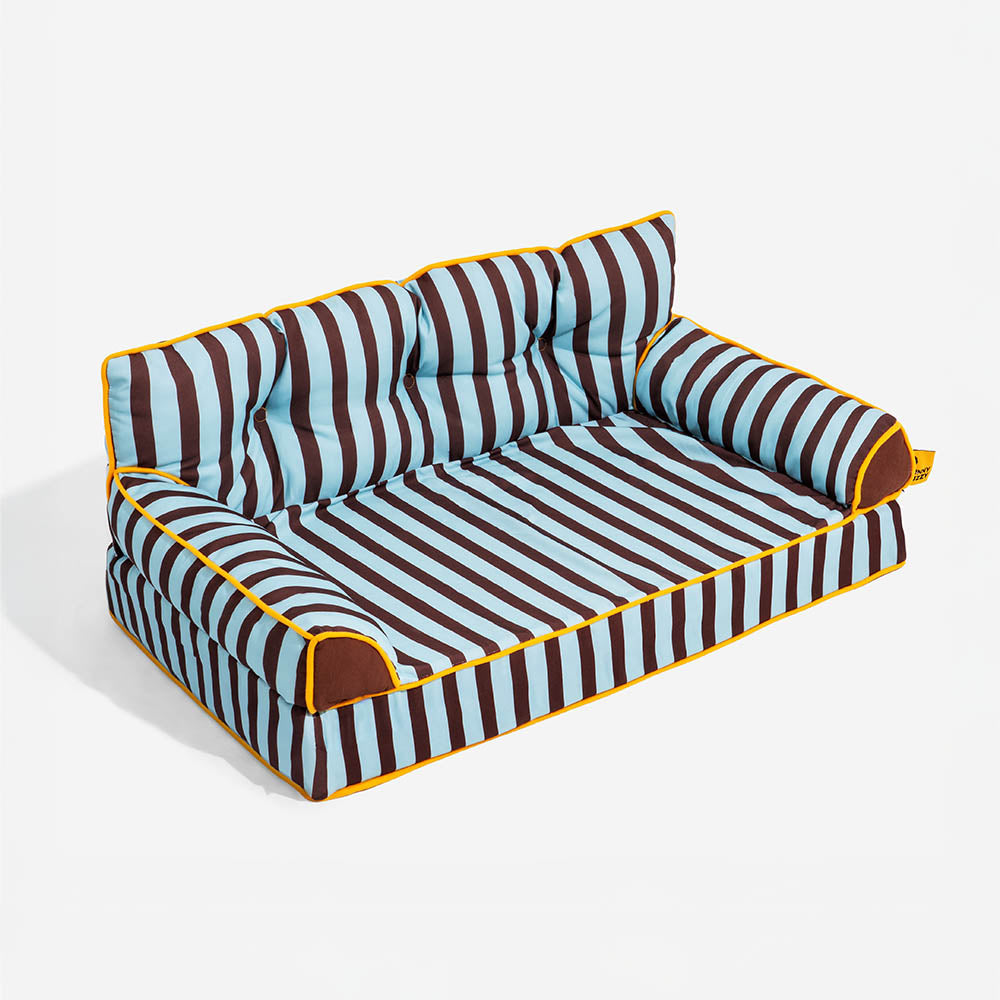 Letto per cani grande pieghevole e impermeabile Stripe - Sunny Siesta