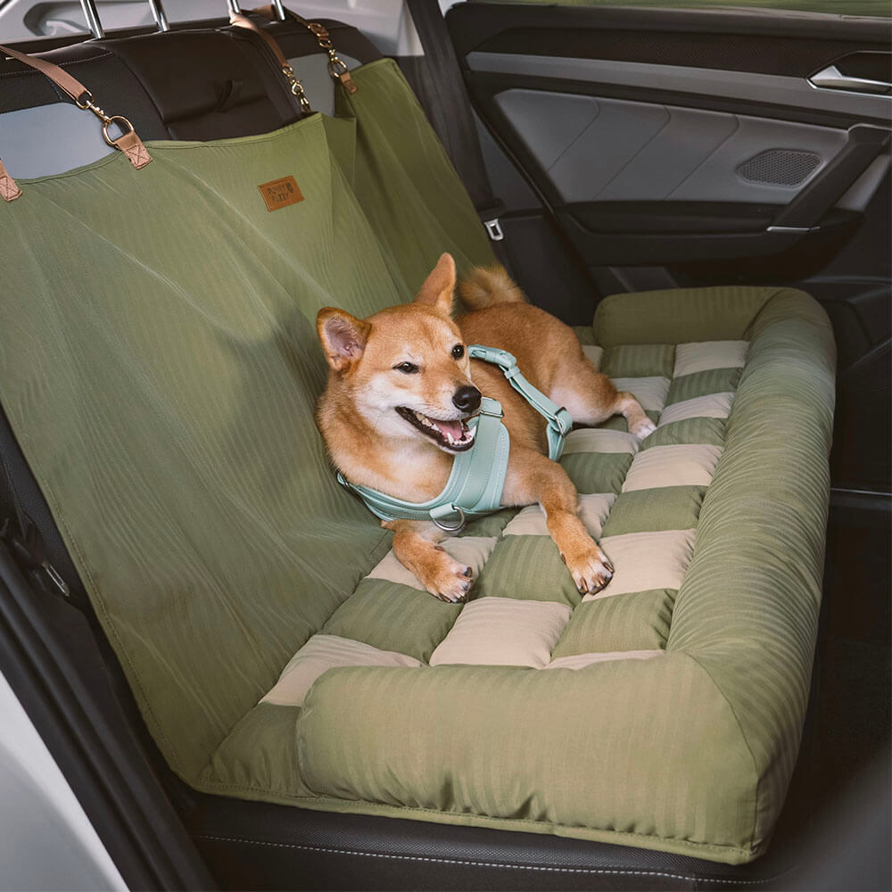 Cuscino di Sicurezza per Viaggiare Sedia Auto per Cani di Grandi Dimensioni - Lounge a Scacchiera
