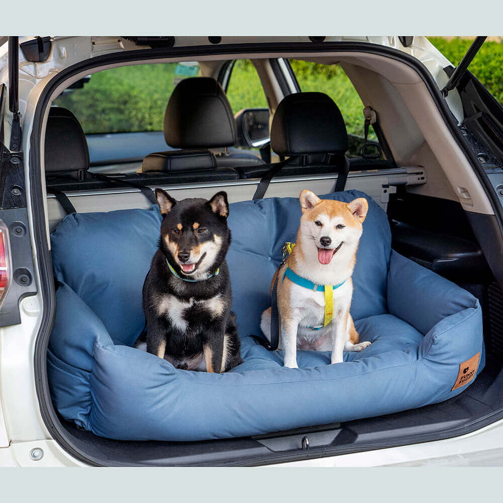 Cuscino da viaggio per la sicurezza impermeabile per cani di taglia media e grande per il sedile posteriore dell'auto