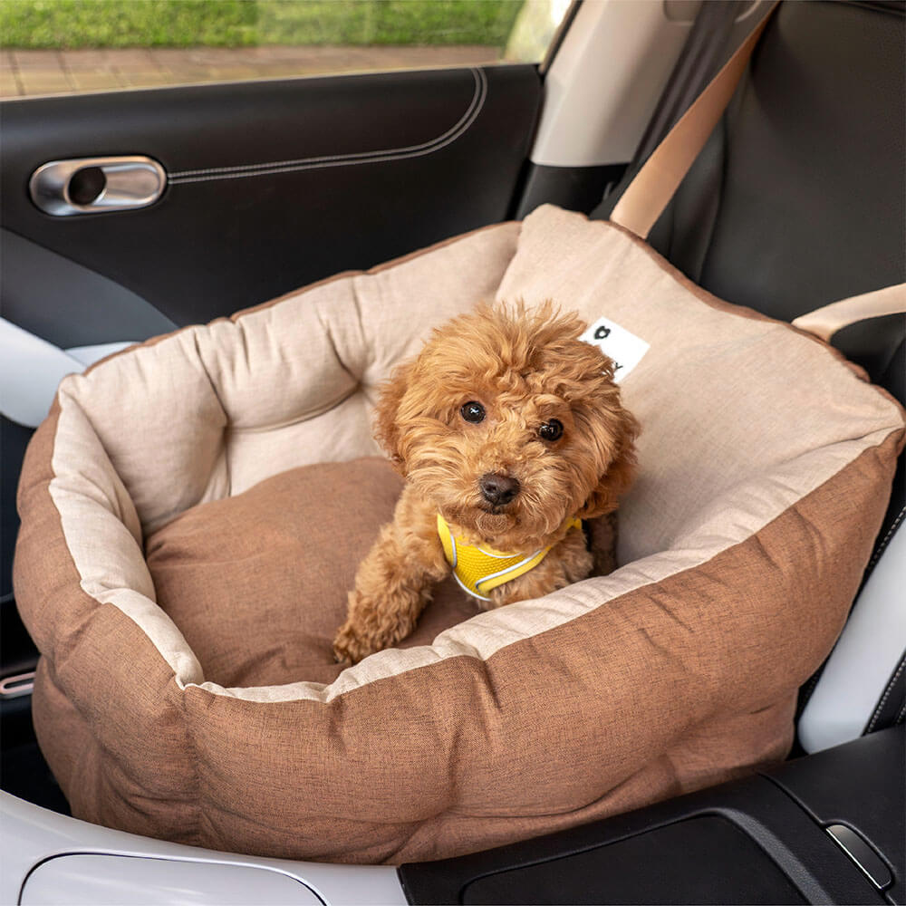 Letto per cani da viaggio con protezione impermeabile, rialzato e rinforzato.