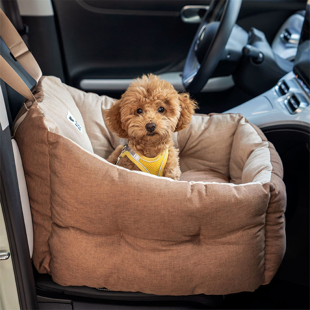 Letto per cani da viaggio con protezione impermeabile, rialzato e rinforzato.