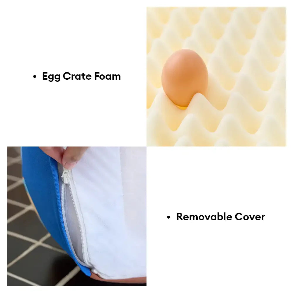 Divano Letto Ortodontico per Cani a Strisce Trendy e Confortevole - Divano Accogliente