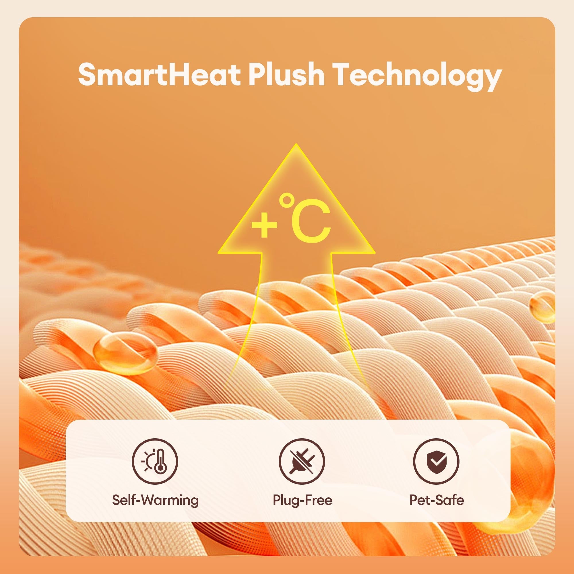 Letto ortopedico per animali domestici staccabile a forma di torta fluffy – DreamBake