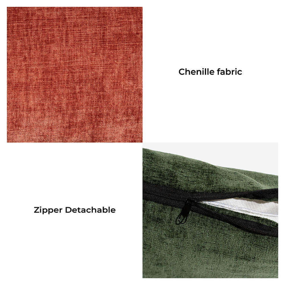 Divano letto per gatti in chenille vintage lavabile e morbido