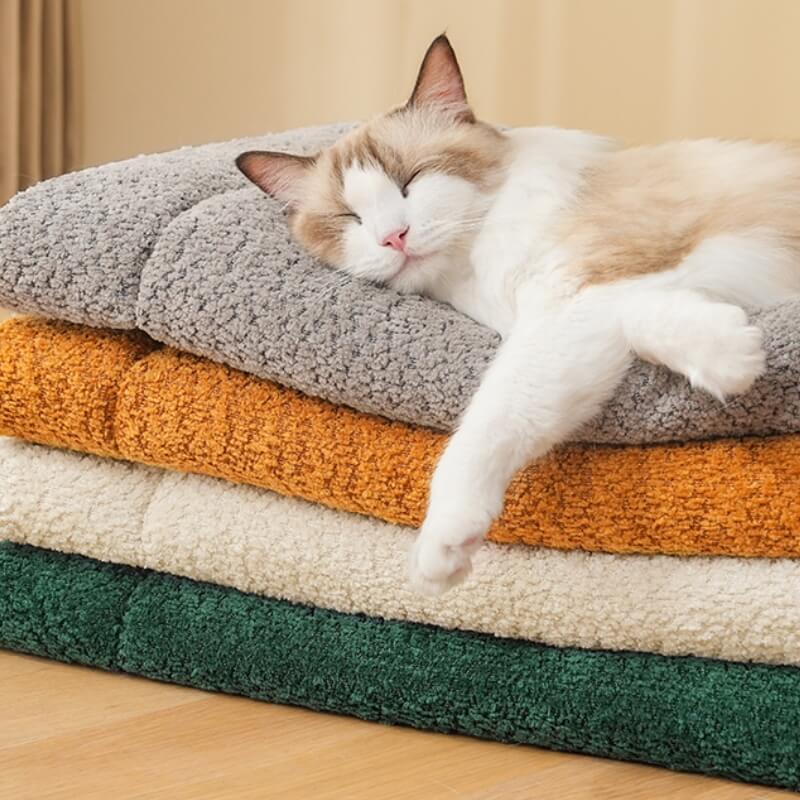 Tappetino per animali caldo, confortevole, antiscivolo e in pile.